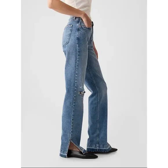 Gap Mid Rise ’90s Loose Jeans – Size 27 / 4S - Picture 4 of 11